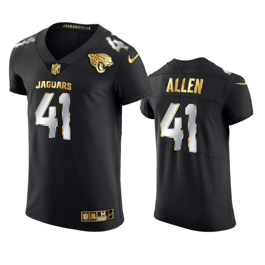 jaguars josh allen black 2020 21 golden edition elite jersey