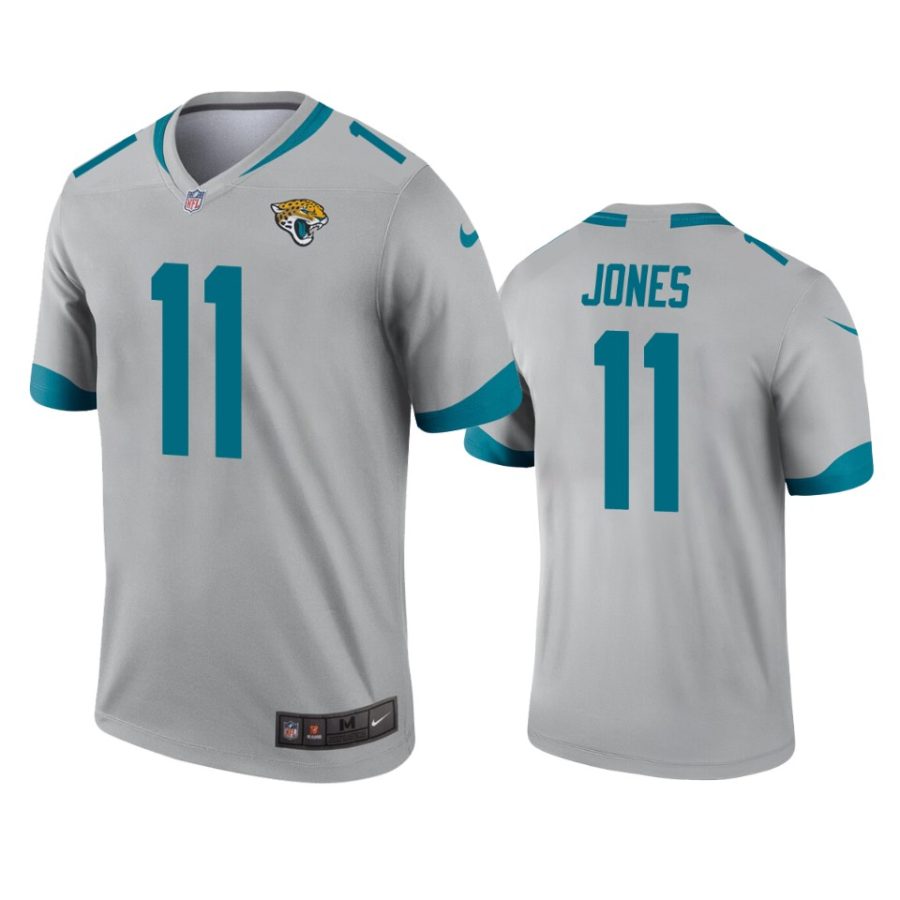 jaguars marvin jones silver inverted legend jersey