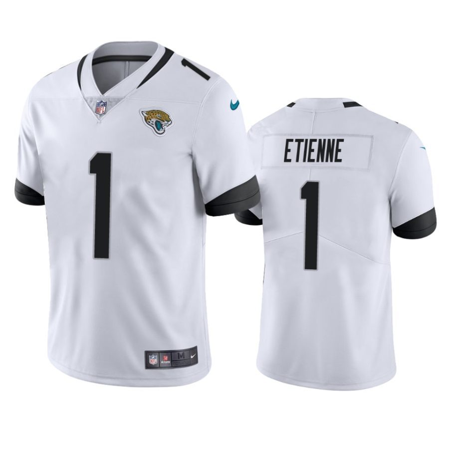 jaguars travis etienne white vapor jersey