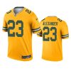 jaire alexander packers 2021 inverted legend gold jersey