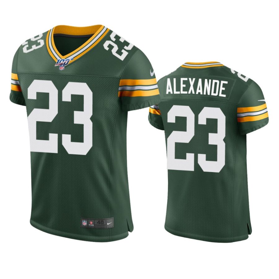 jaire alexander packers green nfl 100 vapor elite jersey