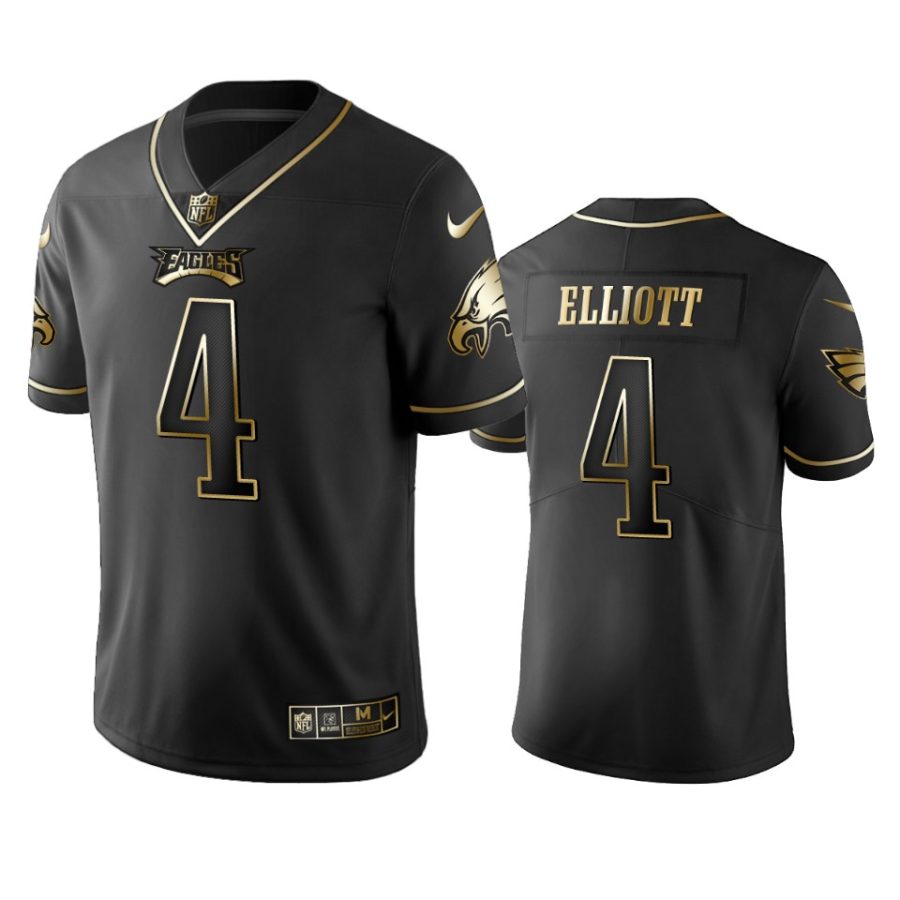 jake elliott eagles black golden edition jersey