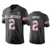 jake garcia black 2021 under armour all america game jersey