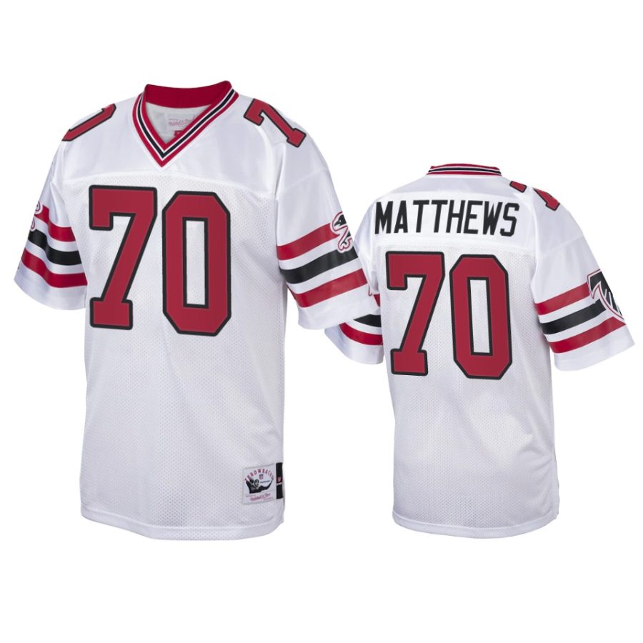 jake matthews falcons white authentic throwback jersey