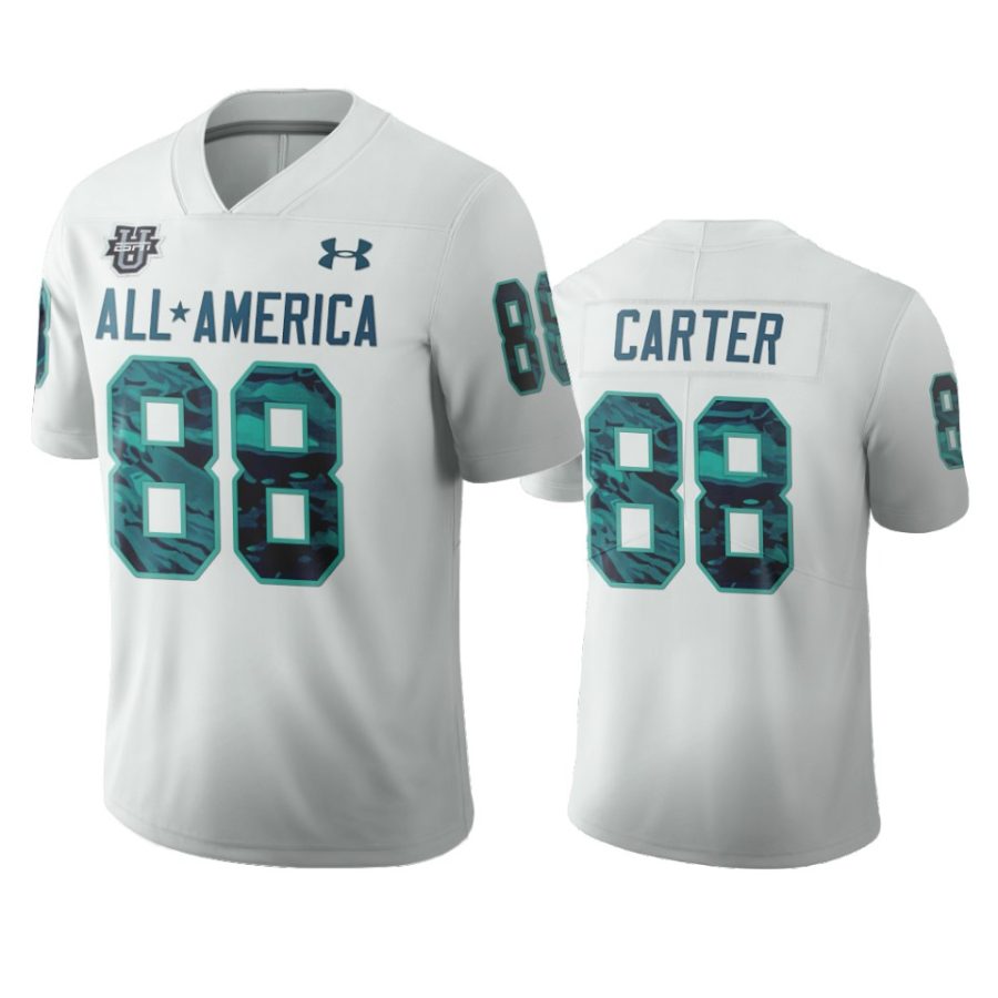 jalen carter white 2020 all america football game jersey