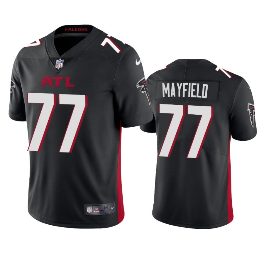 jalen mayfield falcons black vapor jersey