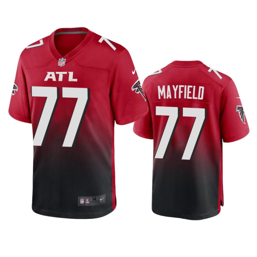 jalen mayfield falcons red vapor jersey