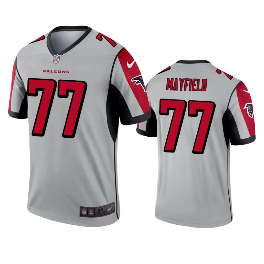 jalen mayfield falcons silver inverted legend jersey