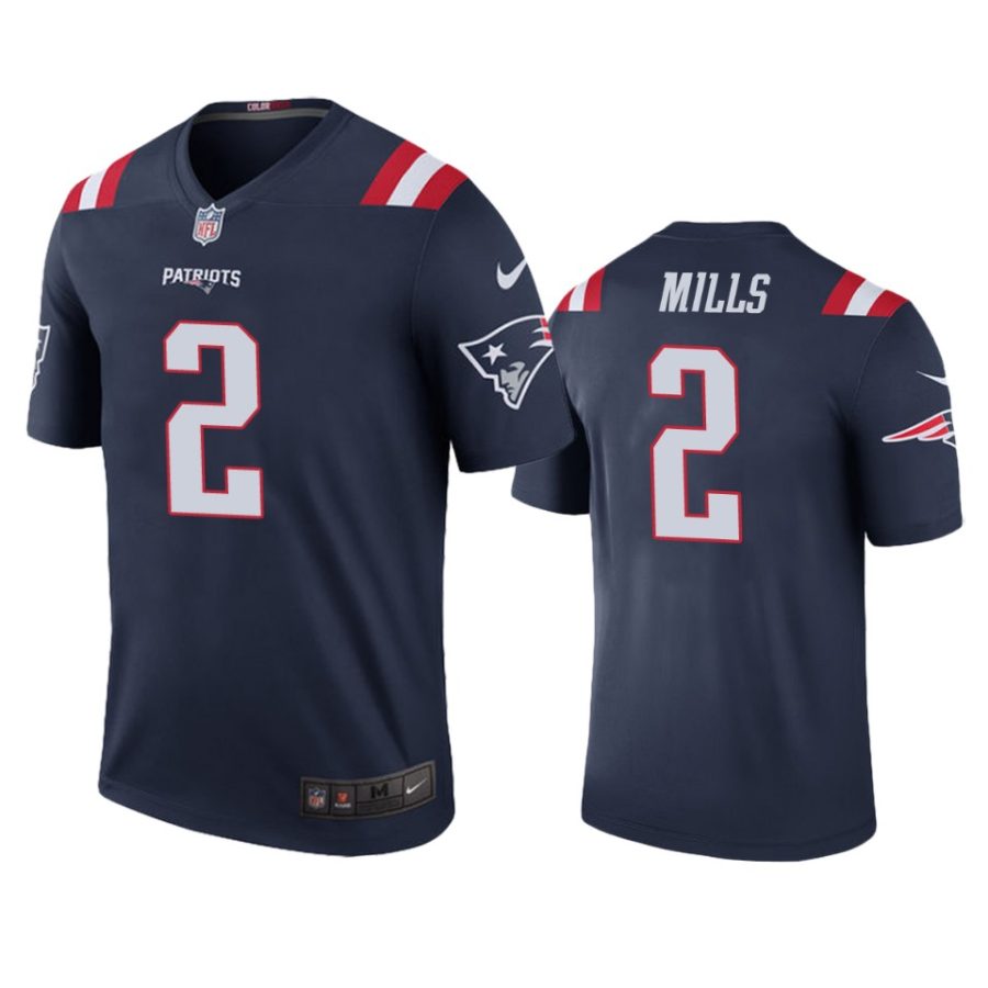 jalen mills color rush legend patriots navy jersey