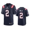 jalen mills patriots navy game jersey