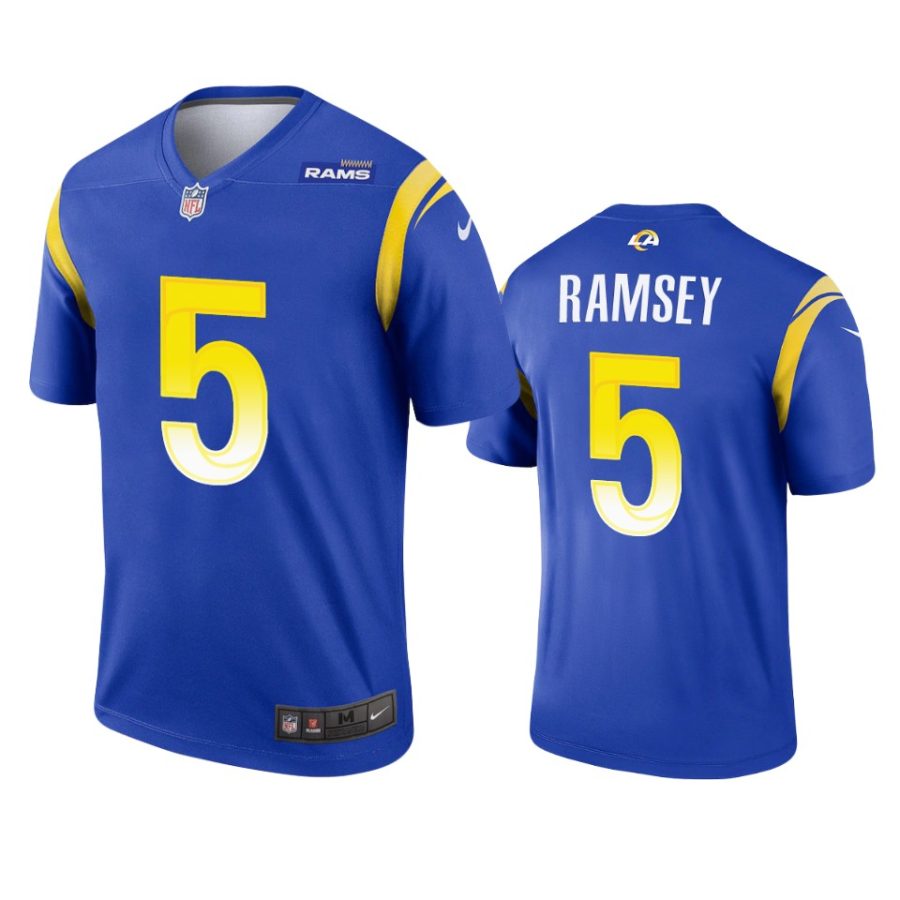 jalen ramsey rams legend royal jersey