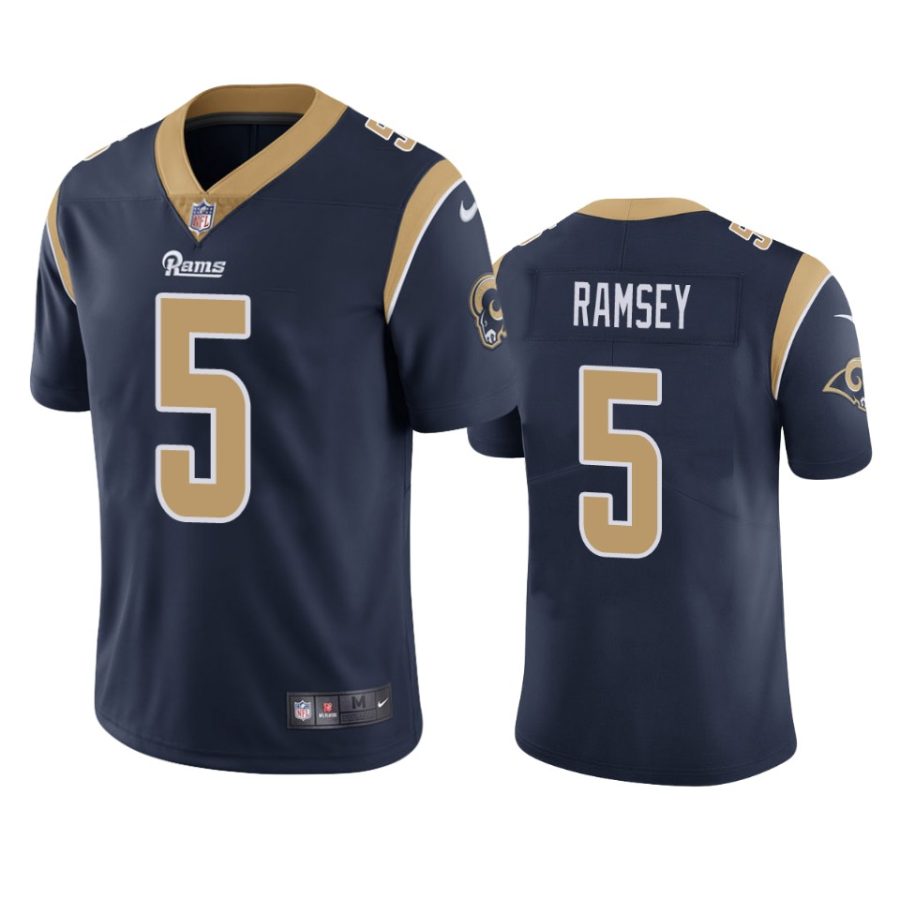 jalen ramsey rams navy vapor jersey