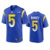 jalen ramsey rams royal game jersey