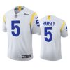 jalen ramsey rams white 2021 vapor limited jersey