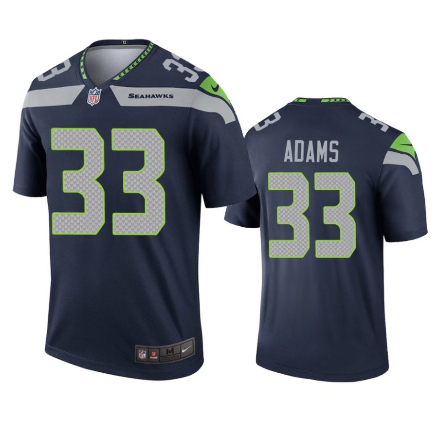 jamal adams seahawks navy legend jersey