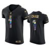 jamarr chase bengals black 2021 nfl offensive rookie of the year golden edition jersey