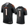 jamarr chase bengals black legend jersey