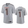 jamarr chase bengals gray atmosphere fashion game jersey