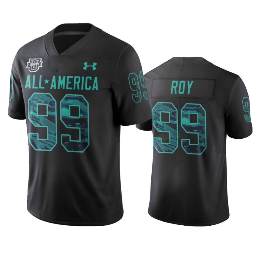 jaquelin roy black 2020 all america football game jersey