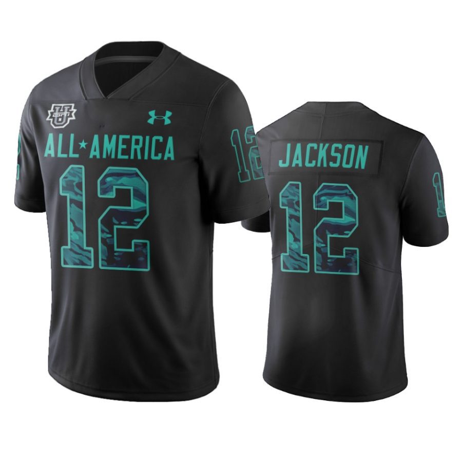 jaquinden jackson black 2020 all america football game jersey