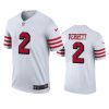 jason verrett color rush legend 49ers white jersey