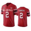 jatavion sanders red 2021 under armour all america game jersey