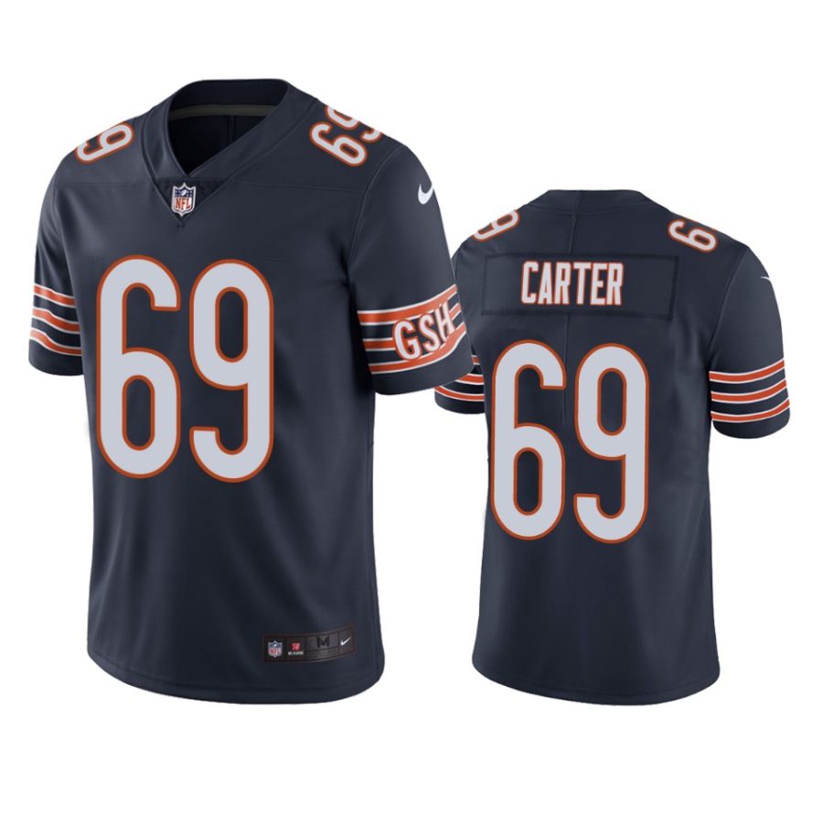 jatyre carter bears vapor limited navy jersey