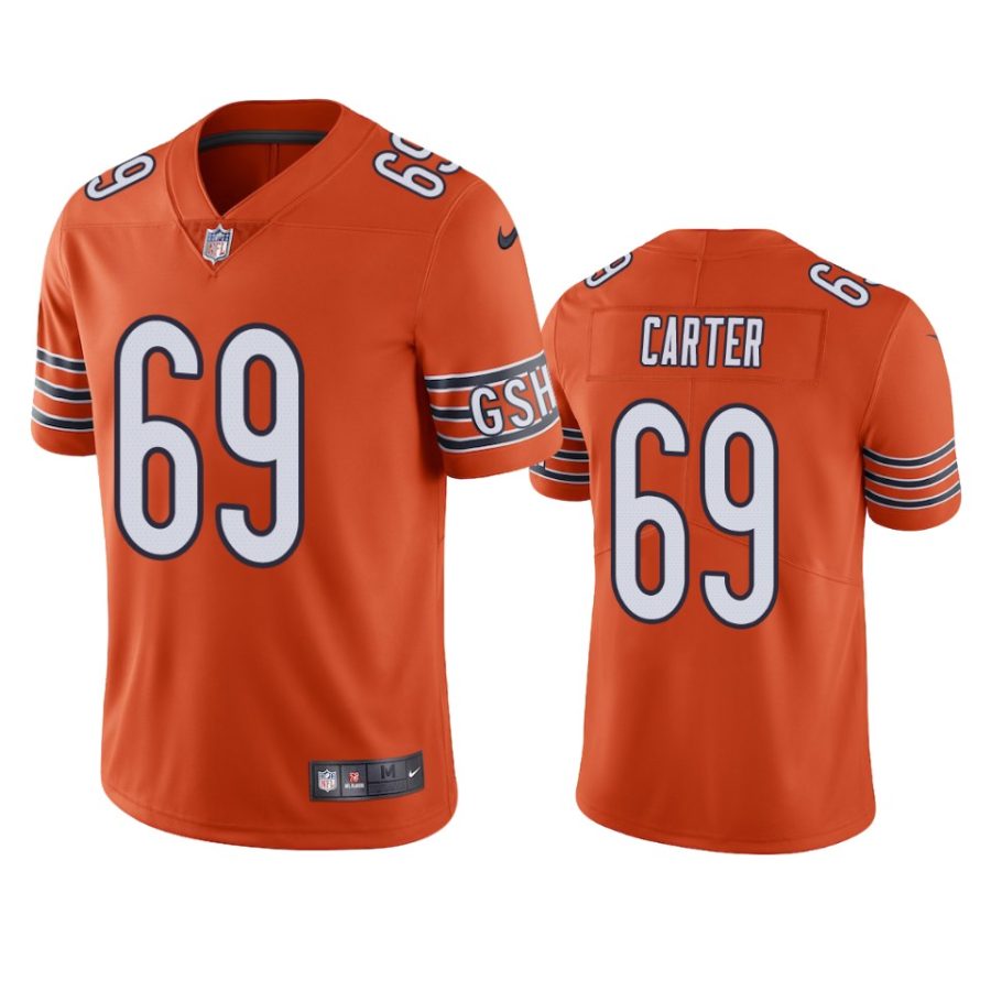 jatyre carter bears vapor limited orange jersey