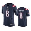 jawhaun bentley patriots color rush limited navy jersey