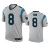 jaycee horn panthers silver inverted legend jersey