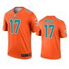 jaylen waddle dolphins orange inverted legend jersey