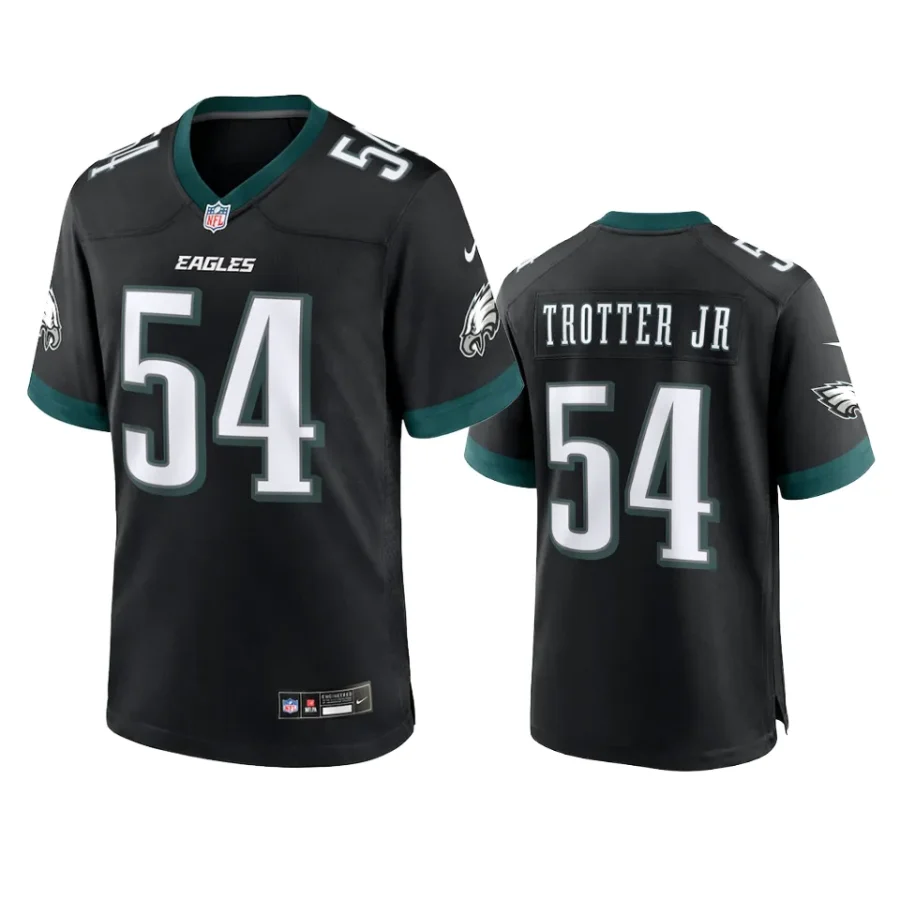 jeremiah trotter jr. eagles 2024 nfl draft black jersey