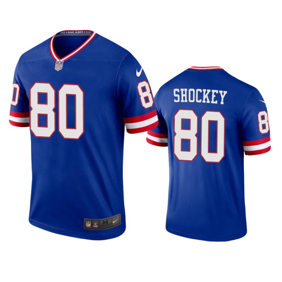 jeremy shockey giants classic legend royal jersey