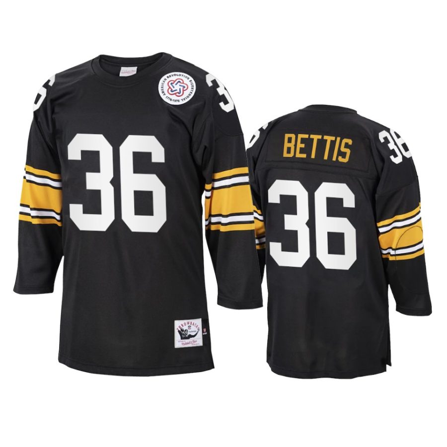 jerome bettis steelers black authentic jersey