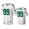 jerome brown eagles white throwback legacy replica jersey