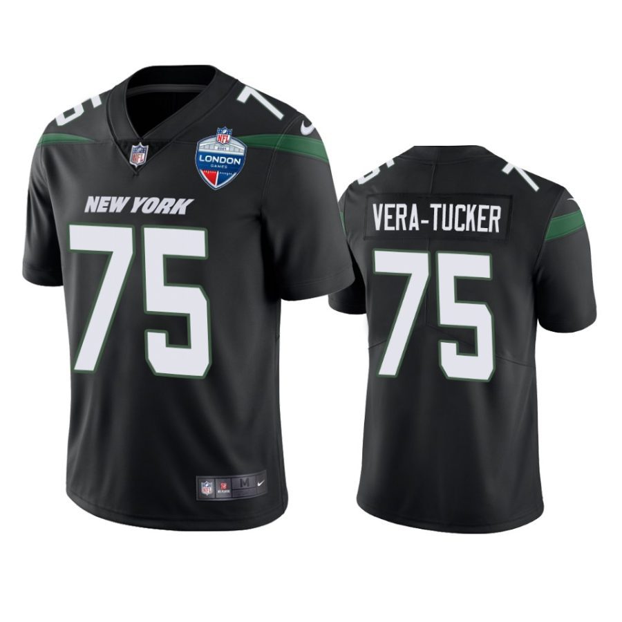 jets alijah vera tucker black vapor jersey