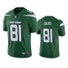 jets corey davis green vapor jersey 1a