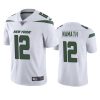 jets joe namath white limited 100th season jersey