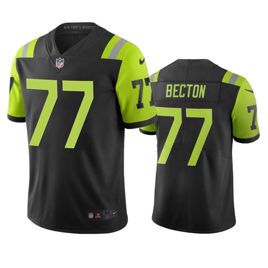 jets mekhi becton black green city edition jersey