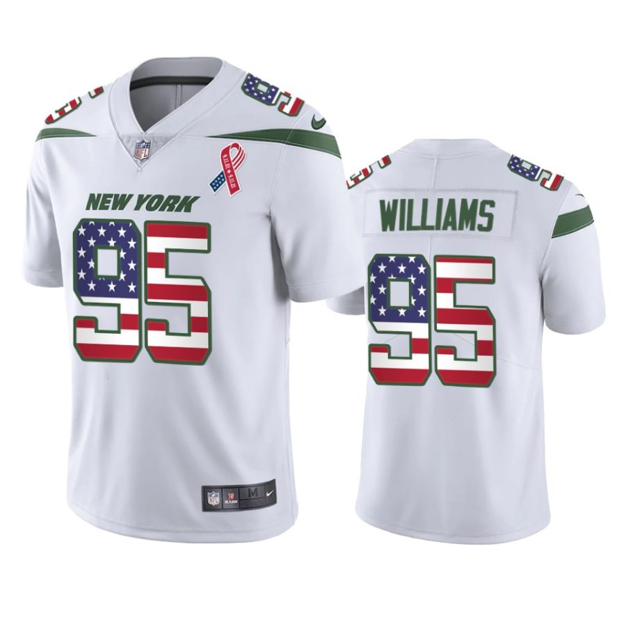 jets quincy williams white 9 11 commemorative jersey