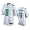 jevon holland dolphins white game jersey 0a