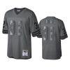 jim brown browns charcoal throwback metal legacy jersey