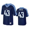 jim norton titans navy throwback retired player jersey