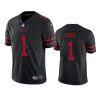jimmie ward 49ers black vapor jersey