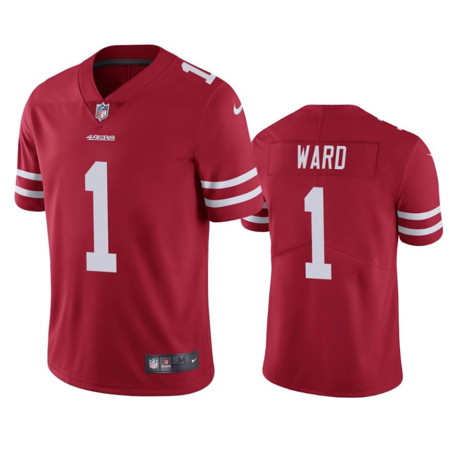 jimmie ward 49ers scarlet vapor jersey
