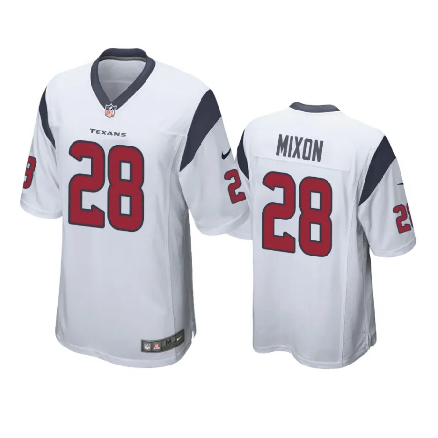 joe mixon texans white game jersey