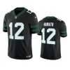 joe namath jets jersey legacy black vapor f.u.s.e. limited 2024 alternate