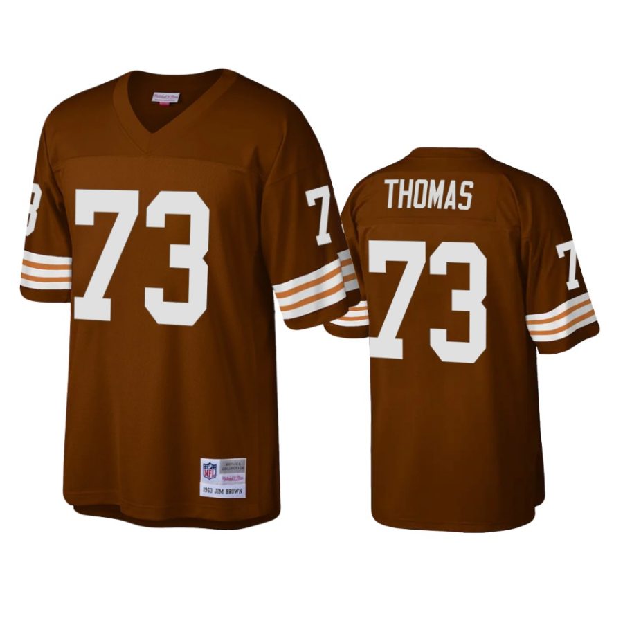 joe thomas browns brown legacy replica retired player jersey