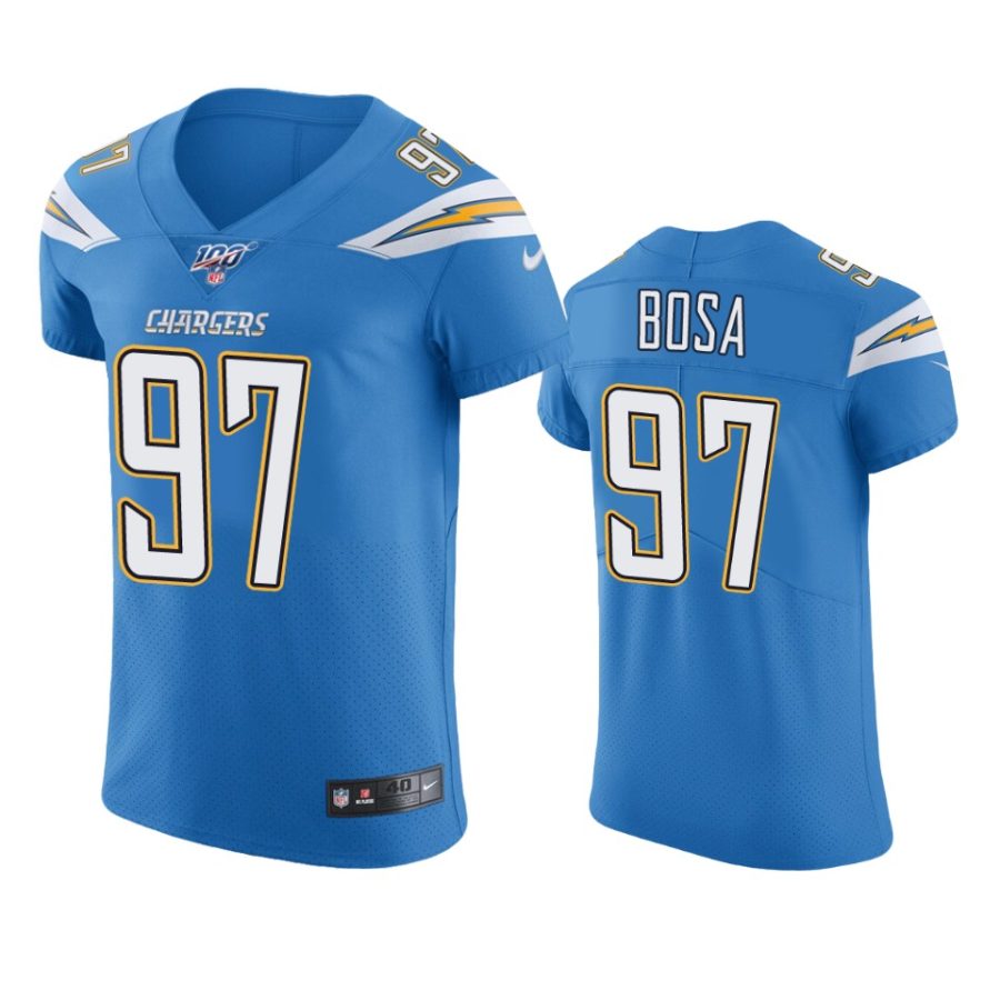 joey bosa chargers powder blue nfl 100 vapor elite jersey