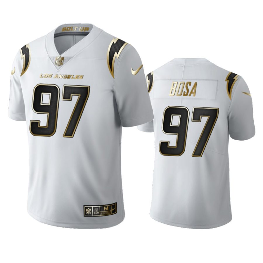 joey bosa chargers white golden limited jersey